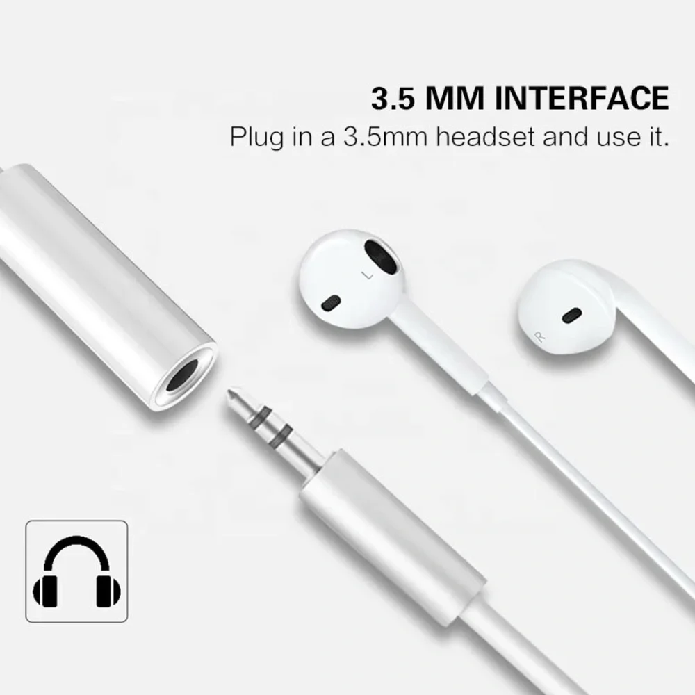 Type C Adapter to 3.5mm Jack,1 Piece USB Type C to 3.5mm AUX Audio Headphone